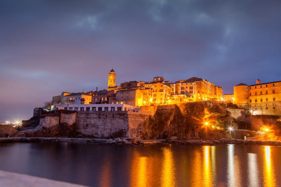 Vue sur la Citadelle à Bastia