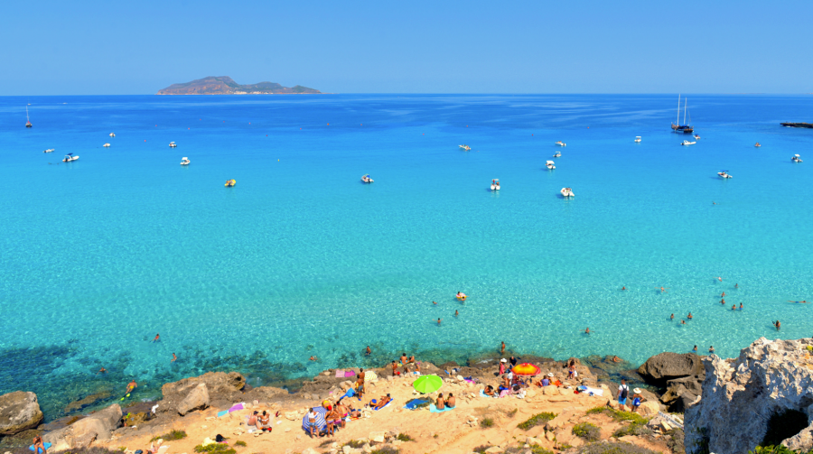 Cala Rossa plage en Sicile