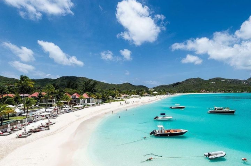 Les plages de sable blanc de St Barth 